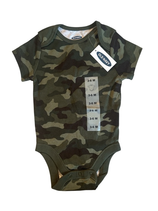 Old Navy Other - Old Navy Baby Camo Print Short-Sleeve Bodysuit - Size 3-6M NWT